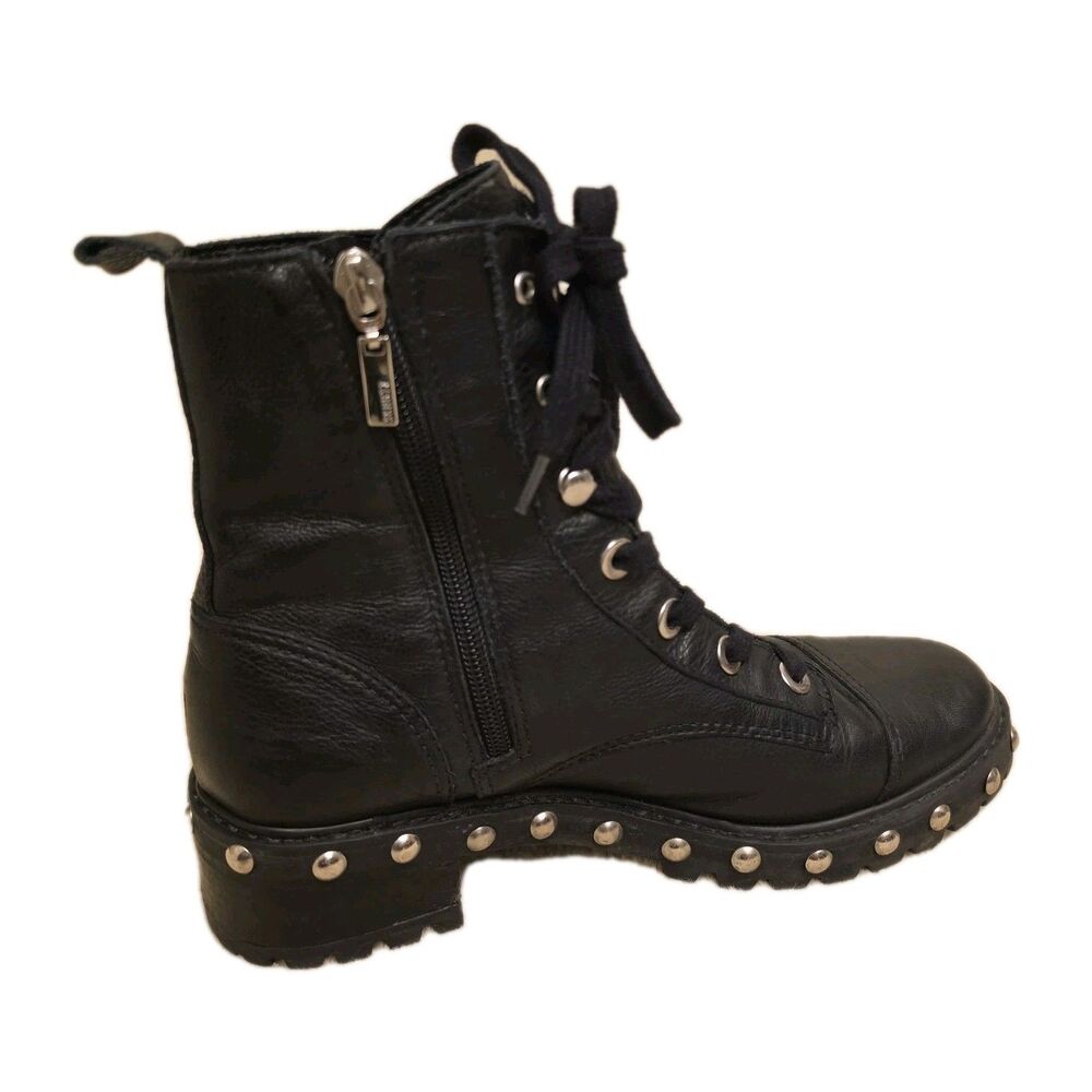 Schutz Andrea Studded Super Soft Leather Combat Boots, Womens Size 7.5 B - Picture 5 of 11
